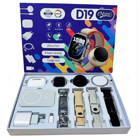 Kit Smartwatch OKPU D19 Pantalla AMOLED