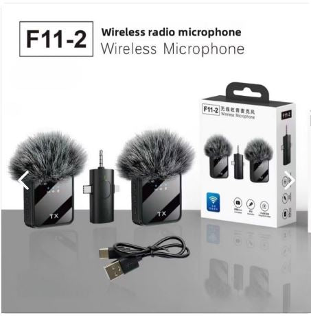 Micrófono Inalámbrico de Solapa F11-2