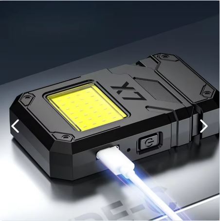 Llavero Linterna X7 con Encendedor USB – Emergencia y Supervivencia