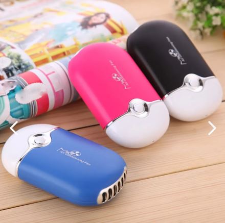 Mini Ventilador Portátil USB para Pestañas, Uñas y Maquillaje