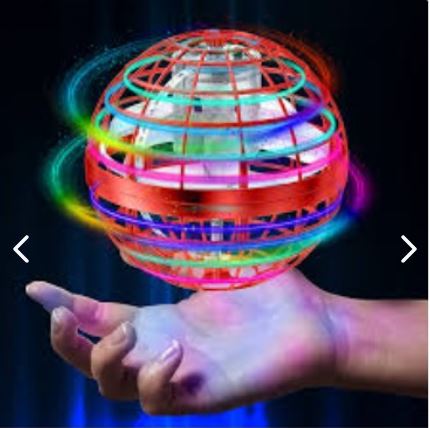 Pelota Dron Voladora LED RGB – Juguete Interactivo Recargable para Niños