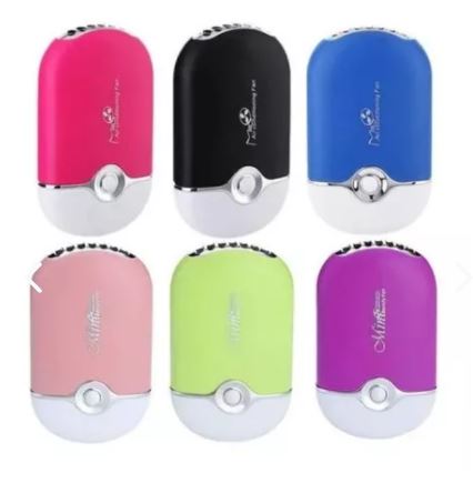 Mini Ventilador Portátil USB para Pestañas, Uñas y Maquillaje