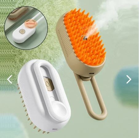 Cepillo 2 en 1 para Mascotas | Removedor de Pelo y Masajeador