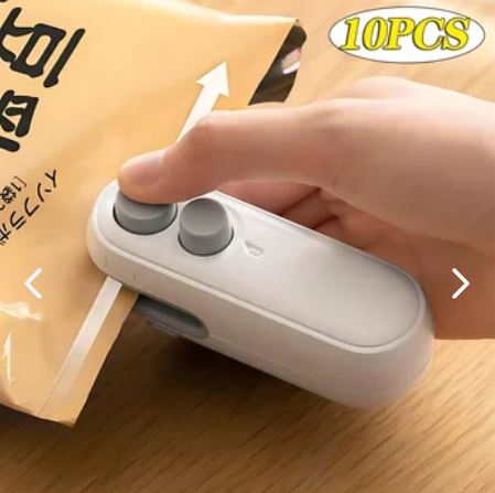 Selladora de Bolsas Recargable USB – Sellado Rápido y Portátil para Cocina