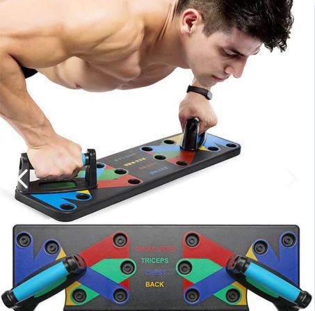 Tabla Push Up Board Multifuncional – Entrenamiento de Pecho, Espalda y Brazos