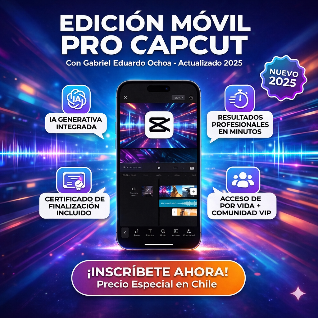 Edición Móvil Pro con CapCut – Videos Profesionales desde tu Celular