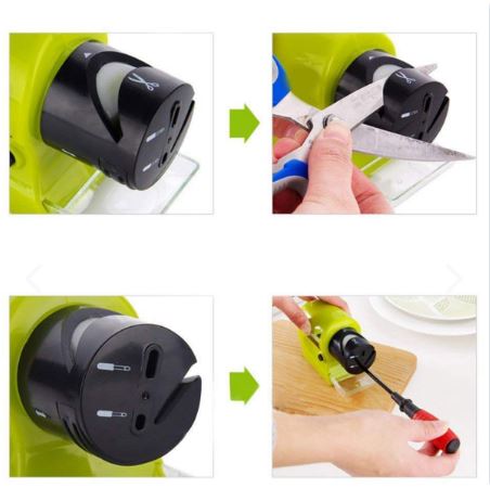 Afilador Eléctrico Multiusos de Cocina – Cuchillos y Tijeras