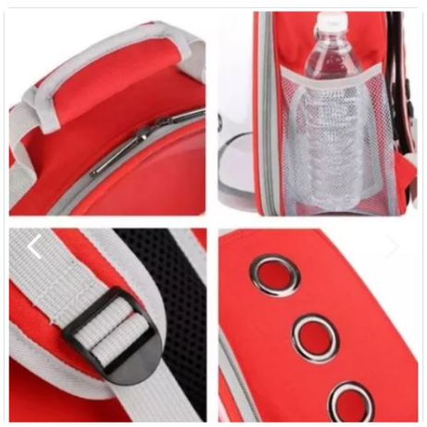 Mochila Estilo Espacial para Mascotas – Ventilación + Ventana Acrílica